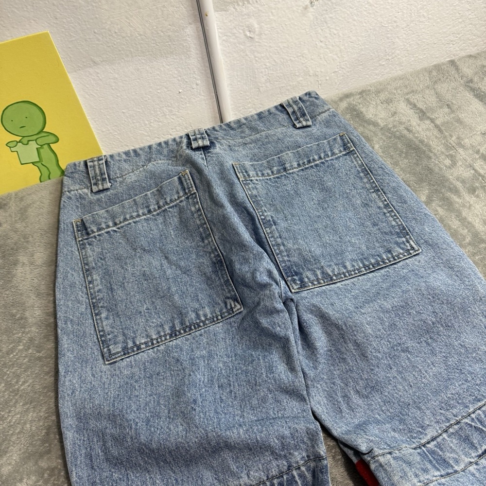 Marithe Francois Girbaud Jeans Mens 32 (31x34) Shuttle Tape Cargo Denim Slim Y2K - Picture 9 of 13